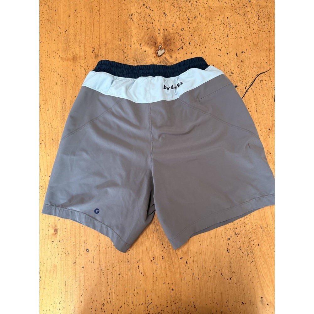 Birddogs Shorts Mens Size Small Boomstick Gray Blue Athletic Golf Casual Stretch